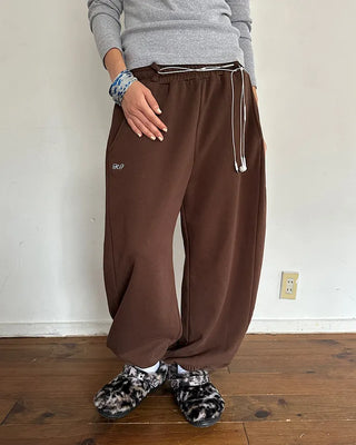 (ORIGINAL) Side-tuck Loose Fit Sweatpants (Fleece Lined)
