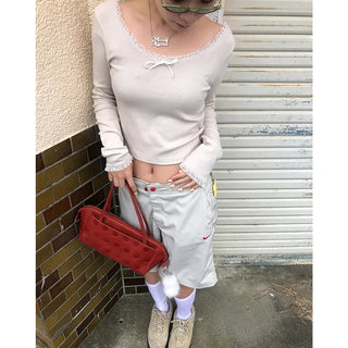 Lace Ribbon T-shirt