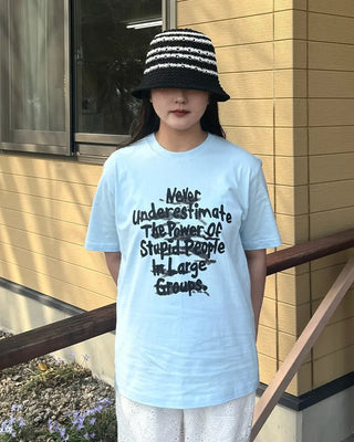 Spray lettering half T