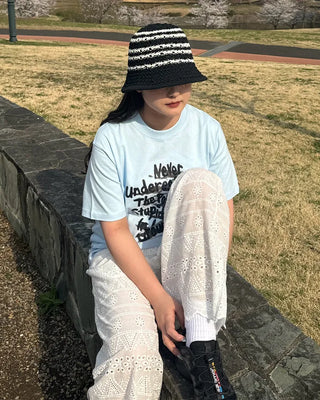 Spray lettering half T