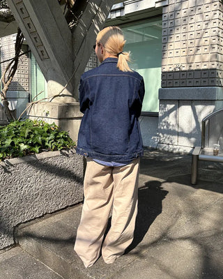 (Unisex) Double-Seam Denim Jacket