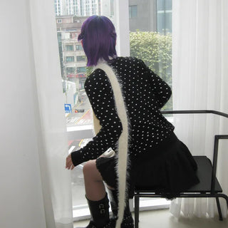 Polka Dot Round Cardigan