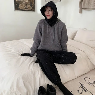 [Fleece-lined] Heart Point Jogger Pants