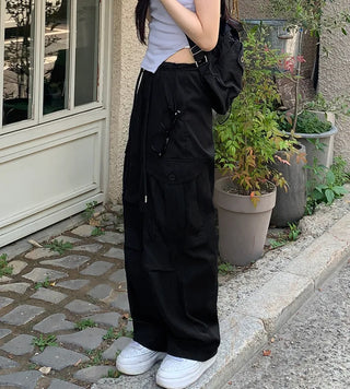 String cargo pants
