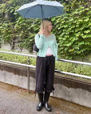 Rayon Mix Rib Summer Cardigan