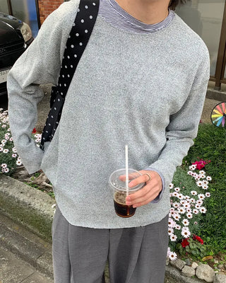(Unisex) Sheer Round Knit