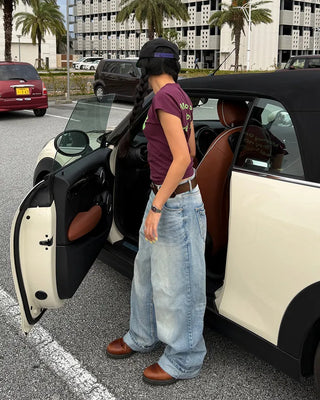 (Unisex) Unique Double Hip Pocket Jeans