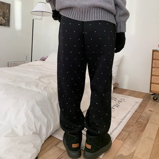 [Fleece-lined] Heart Point Jogger Pants