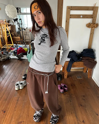 (ORIGINAL) Side-tuck Loose Fit Sweatpants (Fleece Lined)