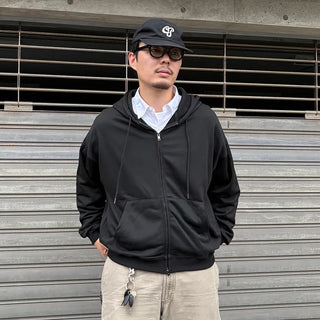 Unisex Daily Hoodie Zip-Up