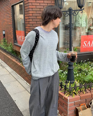 (Unisex) Sheer Round Knit