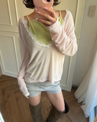 Square neck simple camisole