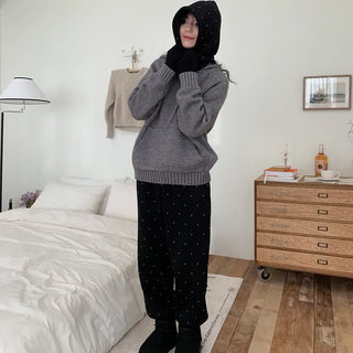 [Fleece-lined] Heart Point Jogger Pants