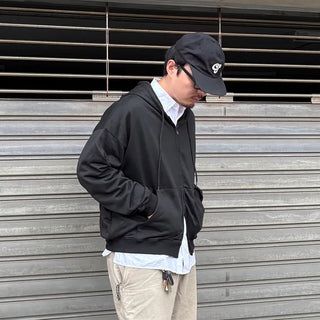 Unisex Daily Hoodie Zip-Up