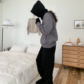 [Fleece-lined] Heart Point Jogger Pants