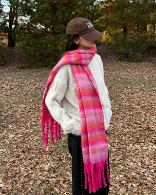 Big ribbon detail long-sleeved knit