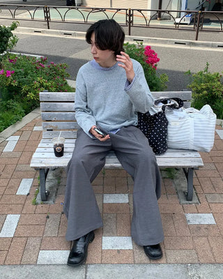(Unisex) Sheer Round Knit