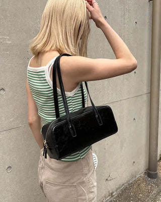 Striped ribbed camisole