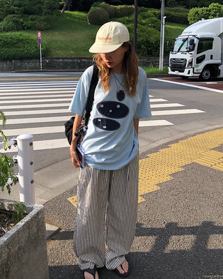 Oval Patch Oversized T-Shirt