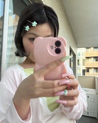 Pearl flower bobby pin