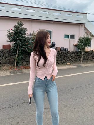 -3kg Slim Twist Cardigan (12 colors)