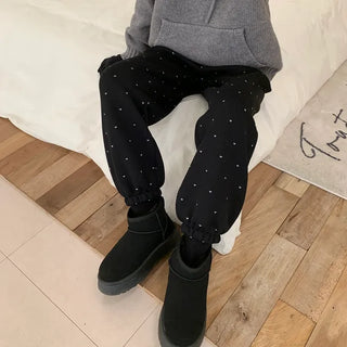 [Fleece-lined] Heart Point Jogger Pants