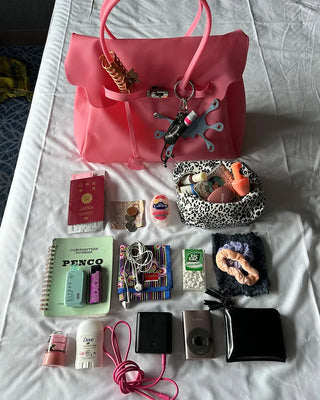 Matte Jelly Big Square Lock Bag