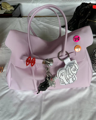 Matte Jelly Big Square Lock Bag
