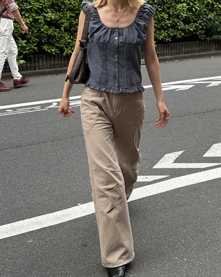 Vintage Wash Unique Stitch Pants