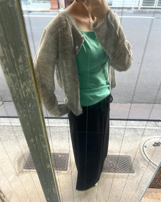 Colored sleeveless top