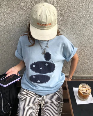 Oval Patch Oversized T-Shirt