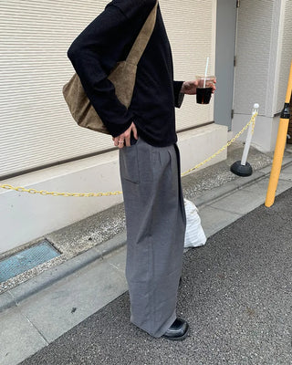 (Unisex) Pintuck Balloon Slacks