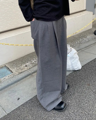 (Unisex) Pintuck Balloon Slacks
