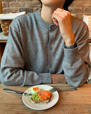 Simple Round Cardigan