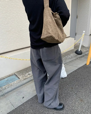 (Unisex) Pintuck Balloon Slacks