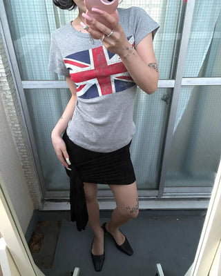 British slim short-sleeve T-shirt
