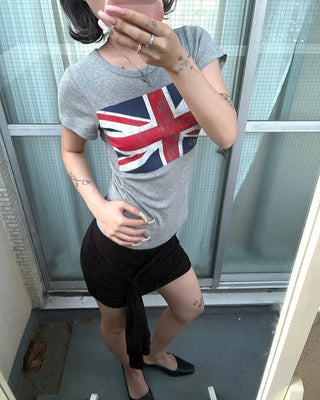 2-way gathered wrap slim mini skirt