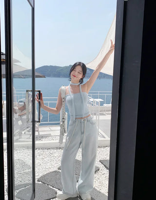 [3-piece set] Summer Cat Top Bolero Set (5 colors)