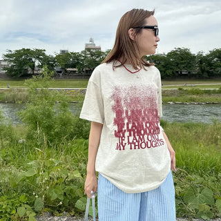 (Unisex) Gradient Lettering T-Shirt