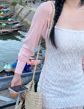 Ribbed Bolero Cardigan (5 colors)