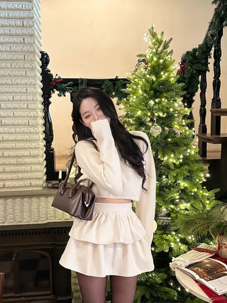 Pony tiered skirt