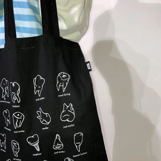 (ORIGINAL) Tooth Graphic Eco Bag