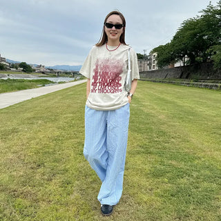 (Unisex) Gradient Lettering T-Shirt