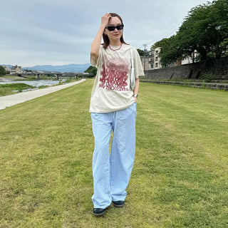 (Unisex) Gradient Lettering T-Shirt