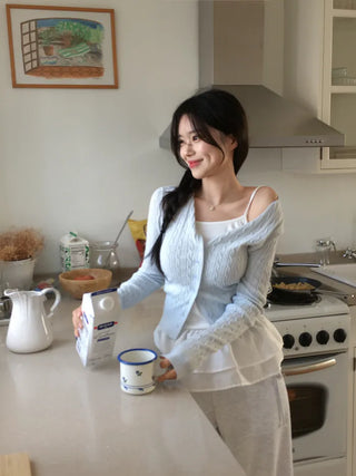 Tiered layered sleeveless top