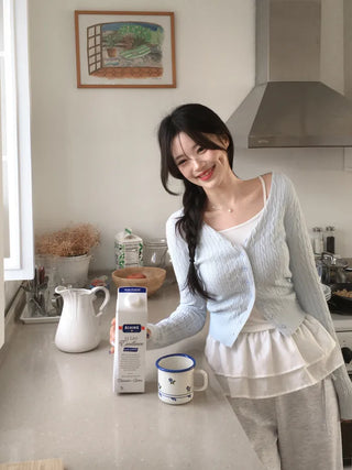 -3kg Slim Twist Cardigan (12 colors)