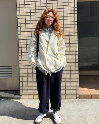 Wide-leg sweatpants with elastic waistband