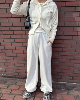 Silver Tag 2-Way Hem Rib Easy Pants
