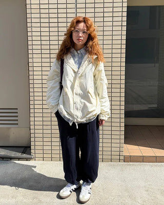 Wide-leg sweatpants with elastic waistband