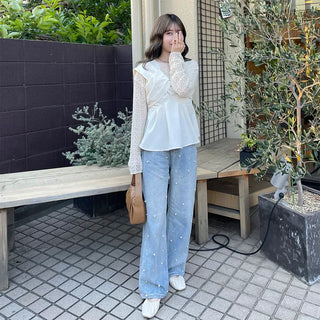 Twist Ribbon Camisole Blouse